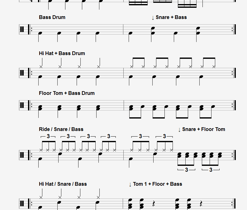 Essential beginners drum exercises workout learn drums for free