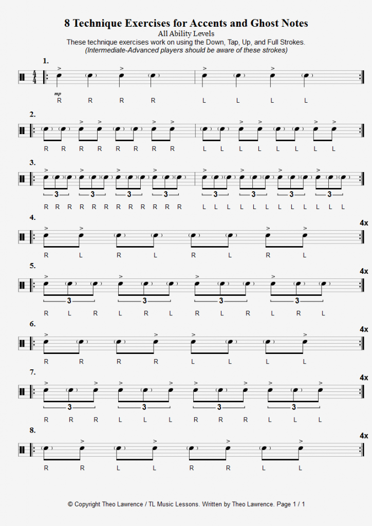 drum stick technique pdf