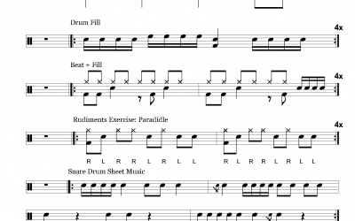 Sheet 1 Drum Exercises For Beginners Grade 1 Learn Drums For Free Sheet 1 Drum Exercises For Beginners Grade 1 Learn Drums For Free