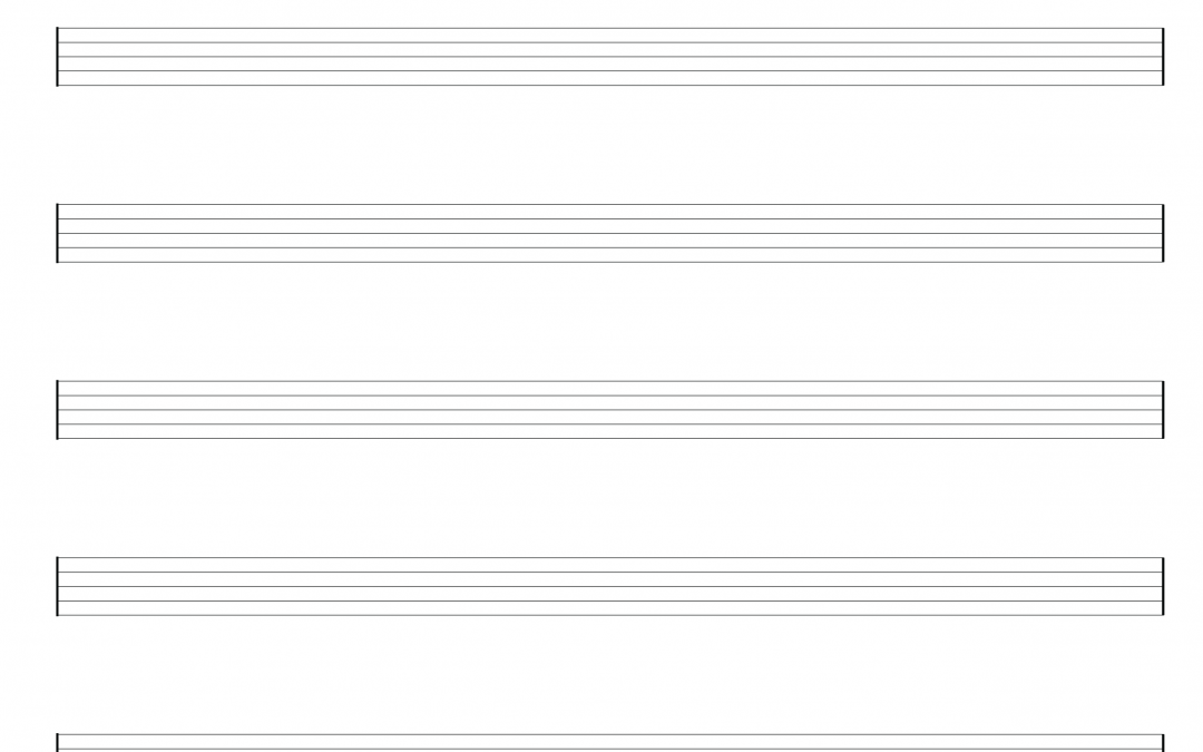 Blank drum sheet music for hand writing drum music – Free PDF