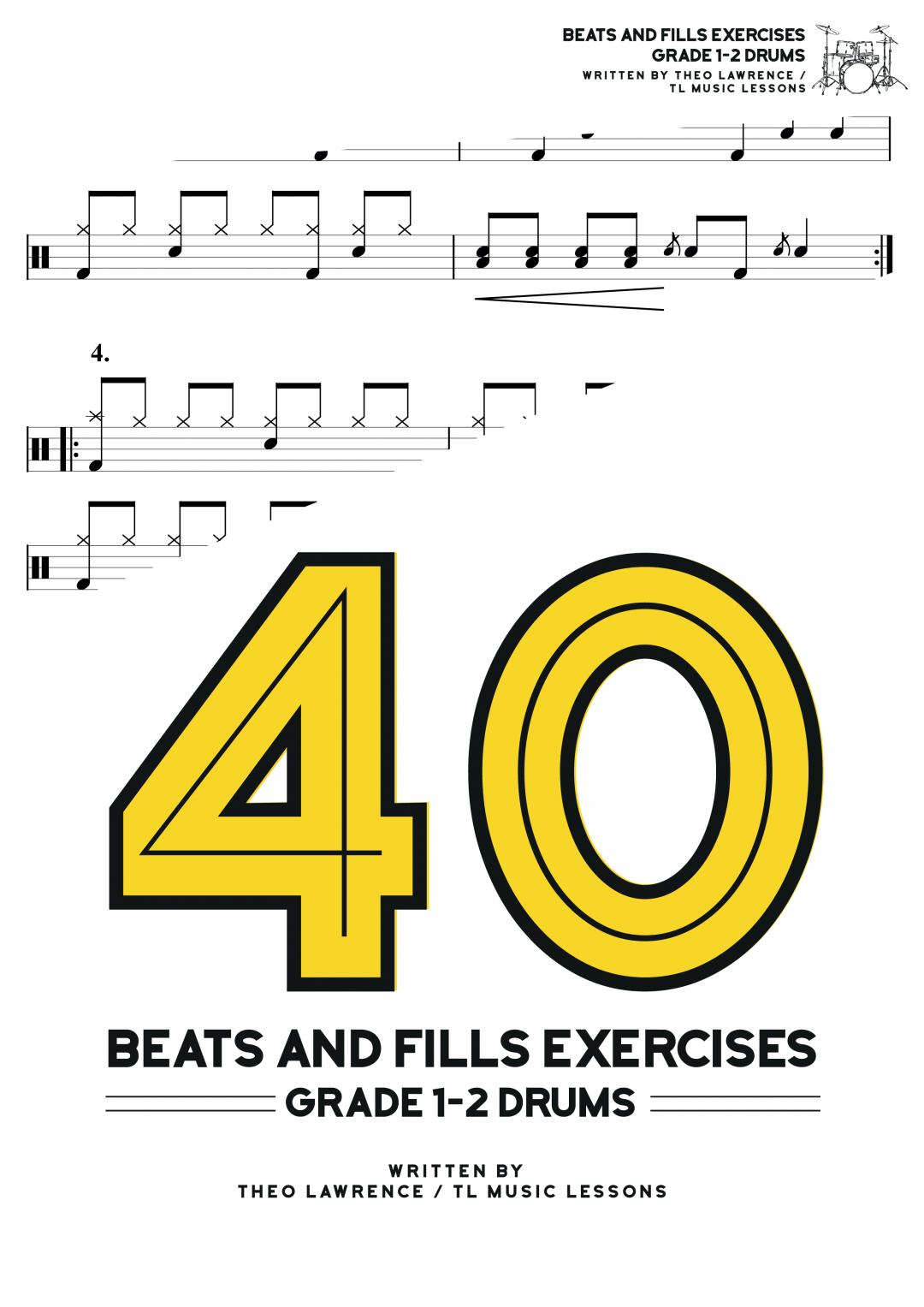 [Premium] – 40 Beats and Fills Exercises Ebook
